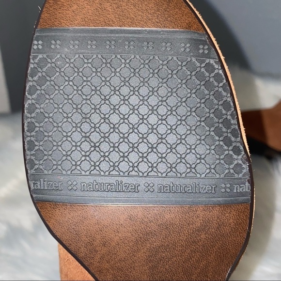 Naturalizer Crosby Tan Suede Wedge‎ Ruched Boots - Picture 12 of 16